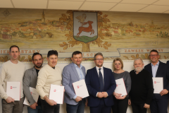 Burmistrz podpisał umowy dotacyjne z klubami sportowymi na 2026 rok